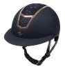 Kask Fair Play QUANTINUM CHIC ROSEGOLD W-V szeroki daszek,  granat